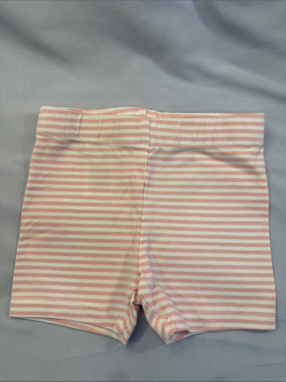 Cynthia Rowley Pink & White Striped Knit Pull-On Shorts